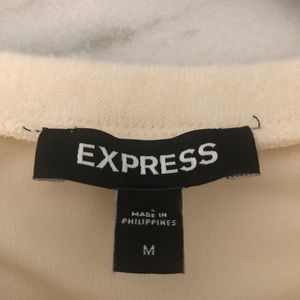 Express knit canary dress